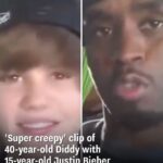 ‘Super creepy’ clip of 40-year-old Diddy with 15-year-old Justin Bieber goes viral after raid